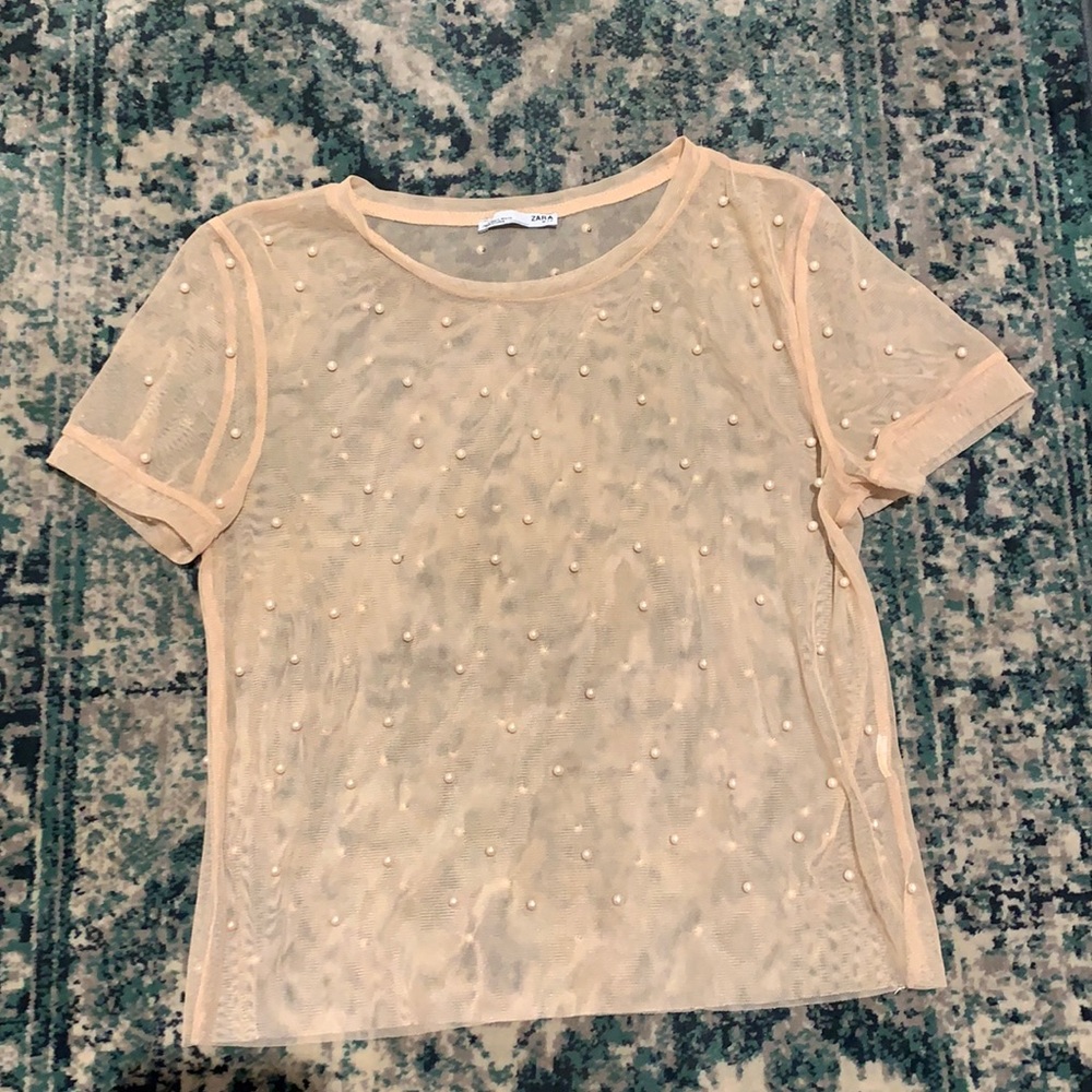 See through T-shirt Zara